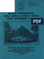 RUMAH TRADISIONAL SUKU BANGSA ATONI - TIMOR NTT