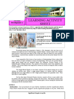 Learning Activity Sheet: Personal Development