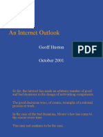 An Internet Outlook: Geoff Huston October 2001