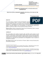 A Evolução Do Direito de Propriedade e A Função Social Da