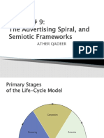 Session # 9: The Advertising Spiral, and Semiotic Frameworks