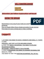 SPAMMING FULL KNOWLEDGE - PDF - by @themanhimselff