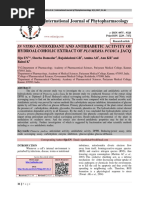 IN VITRO ANTIOXIDANT AND ANTIDIABETIC ACTIVITY of Plumeria Pudica