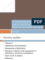 FLUID MANAGEMENT IN MALNUTRITION