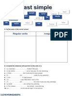 See Paint: Regular Verbs Irregular Verbs