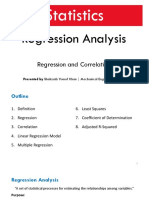 Statistics - Regression Analysis