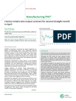 IHS Markit Brazil Manufacturing PMI®: Factory Orders and Output Contract For Second Straight Month in April