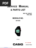 Ervice Anual & Parts List: Module No