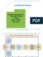 Global / International Issues: Strategic Management: Concepts & Cases 17 Edition Global Edition Fred David