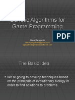 Genetic Algorithms For Game Programming
