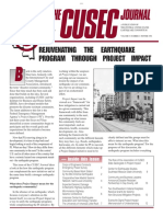 Rejuvenating The Earthquake Program Through Project Impact: - Inside This Issue