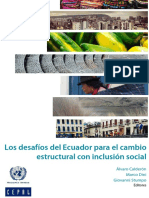 2 - CEPAL. Los Desafios Del Ecuador para El Cambio Estructural Con Inclusion Social - Compressed