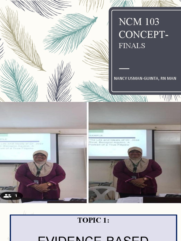 NCM 103 Finals Part2 | PDF | Evidence Based Medicine | Nursing