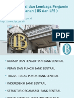 Bank Sentral Dan Lembaga Penjamin Simpanan (BS