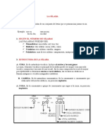 1ra Unidad COM. Tema 3 LA SÍLABA