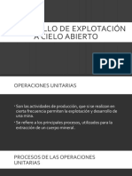 Desarrollo de Explotaciones (Barrenacion-Voladura)