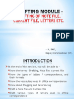 06.02.2020, 4. K.Ravi Sir, Deputy Commissioner (ST), Drafting of Note File, Current File, Letters Etc.