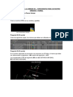 Evaluación Unidad 02 - Topografía para Catastro Urbano y Rural