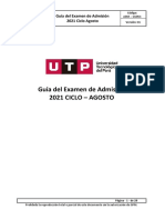 Guía completa del examen de admisión UTP 2021