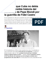 La noche que Cuba no debía reír: el secuestro de Pepe Biondi por la guerrilla de Castro