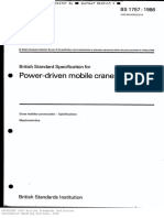 BS 1757 Power-Driven Mobile Cranes