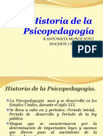 Historia de La PSICOPEDAGOGIA