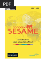 Download annales_concours_sesame by larrydp SN50598370 doc pdf