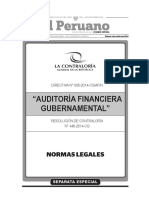 RC N° 445-2014 AUDITORIA FINANCIERA GUBERNAMENTAL