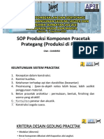SOP Produksi Komponen Pracetak Prategang (Produksi Di Pabrik)