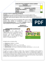 Guía 3 Matemáticas 8°1