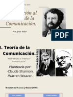 La Teoría de La Comunicación