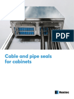 Roxtec Cable and Pipe Seals For Cabinets en