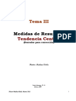 Medidas de Resumen-Tendencia Central