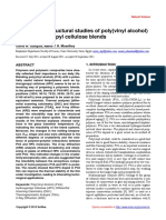 Thermal and Structural Studies of Poly (Vinyl Alcohol) and Hydroxypropyl Cellulose Blends