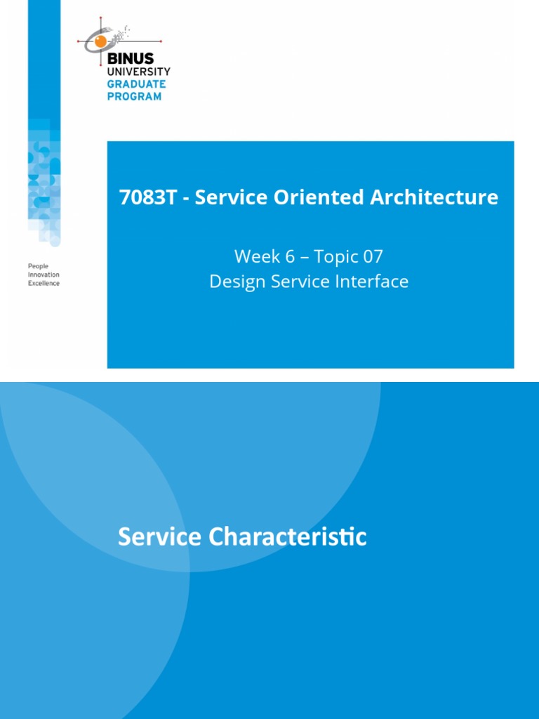 Designing Service Interfaces in SOA | PDF | Use Case | Service Oriented ...