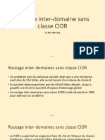 2.1 08-02 Routage Inter-Domaine Sans Classe CIDR