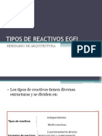 5 Tipos de Reactivos Egel