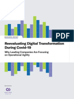 Reevaluating Digital Transformation During Covid-19: Why Leading Companies Are Focusing On Operational Agility