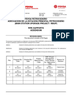 Pdvsa Petrocedeño Adecuación de La Estación Principal Petrocedeño (Main Station Upgrade Project / Msup) Pipe Supports Addendum