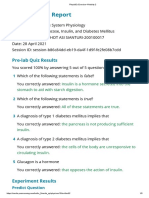 Physioex Lab Report: Pre-Lab Quiz Results