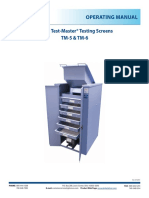 Gilson Test-Master® Testing Screens TM-5 & TM-6: Operating Manual