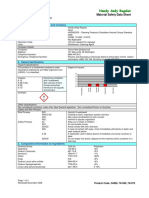 Identification of Substance and Company: Material Safety Data Sheet