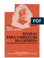 René Descartes - Regras para A Direção Do Espírito