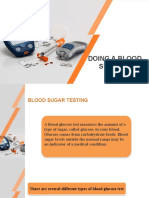 Doing A Blood Sugar Test: Suci Indrayani 1814201038