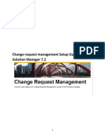 Change Request Management Setup Guide On SAP Solution Manger 7.2