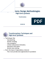 High Level Synthesis - 03 - Transformations