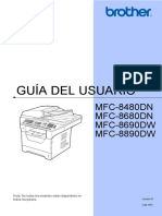 Manual Impresora - mfc8480