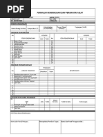 Form Check List Inspeksi Trafo Las | PDF