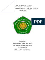 HUKUM ADAT DALAM HUKUM POSITIF