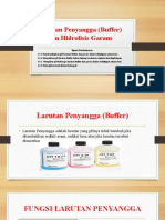 Larutan Penyangga (Buffer) Dan Hidrolisis Garam